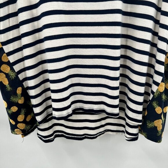 Westport Women's Scoop Neck Sleeveless Striped Blouse Multicolor Size Large - Picture 7 of 11